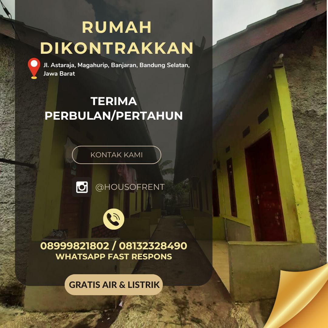 Properti mewah berkualitas untuk dijual atau disewa - Rumah Kontrakan Harga Terjangkau Wilayah Banjaran Bandung Selatan